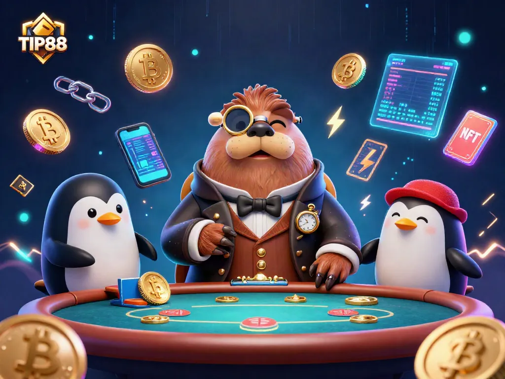 Experience thrilling poker with TIP88 in a vibrant underwater casino scene.