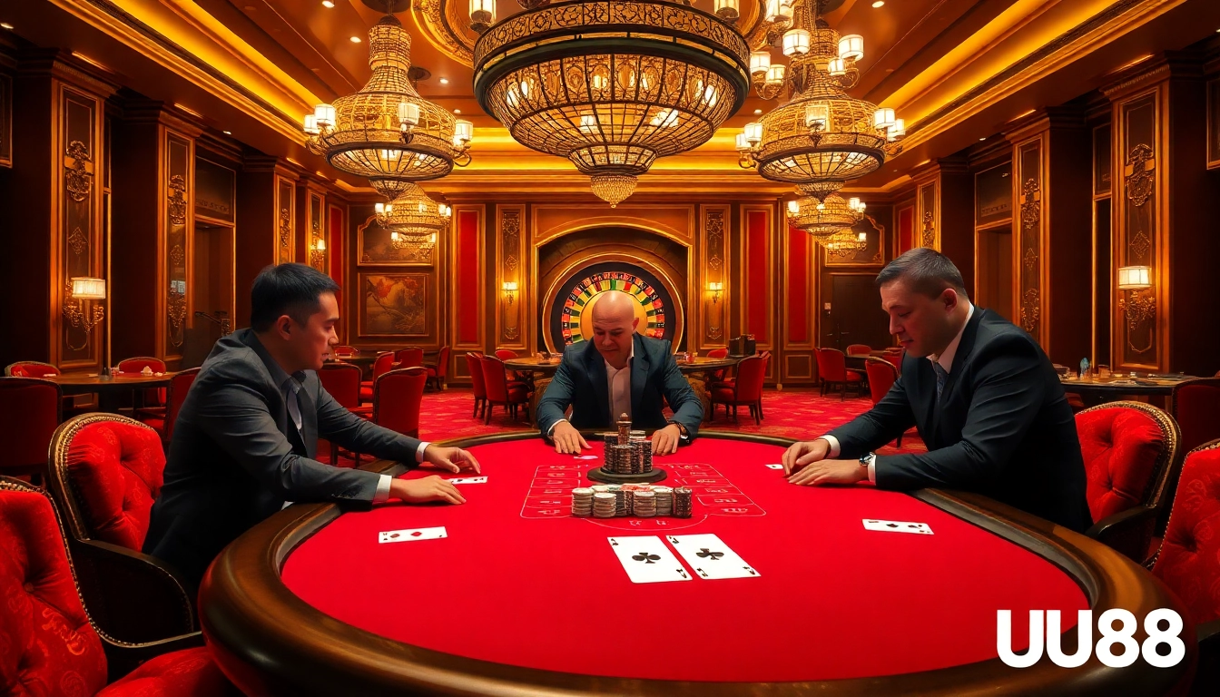 Engage in winning strategies at Nhà Cái UU88's luxurious casino.