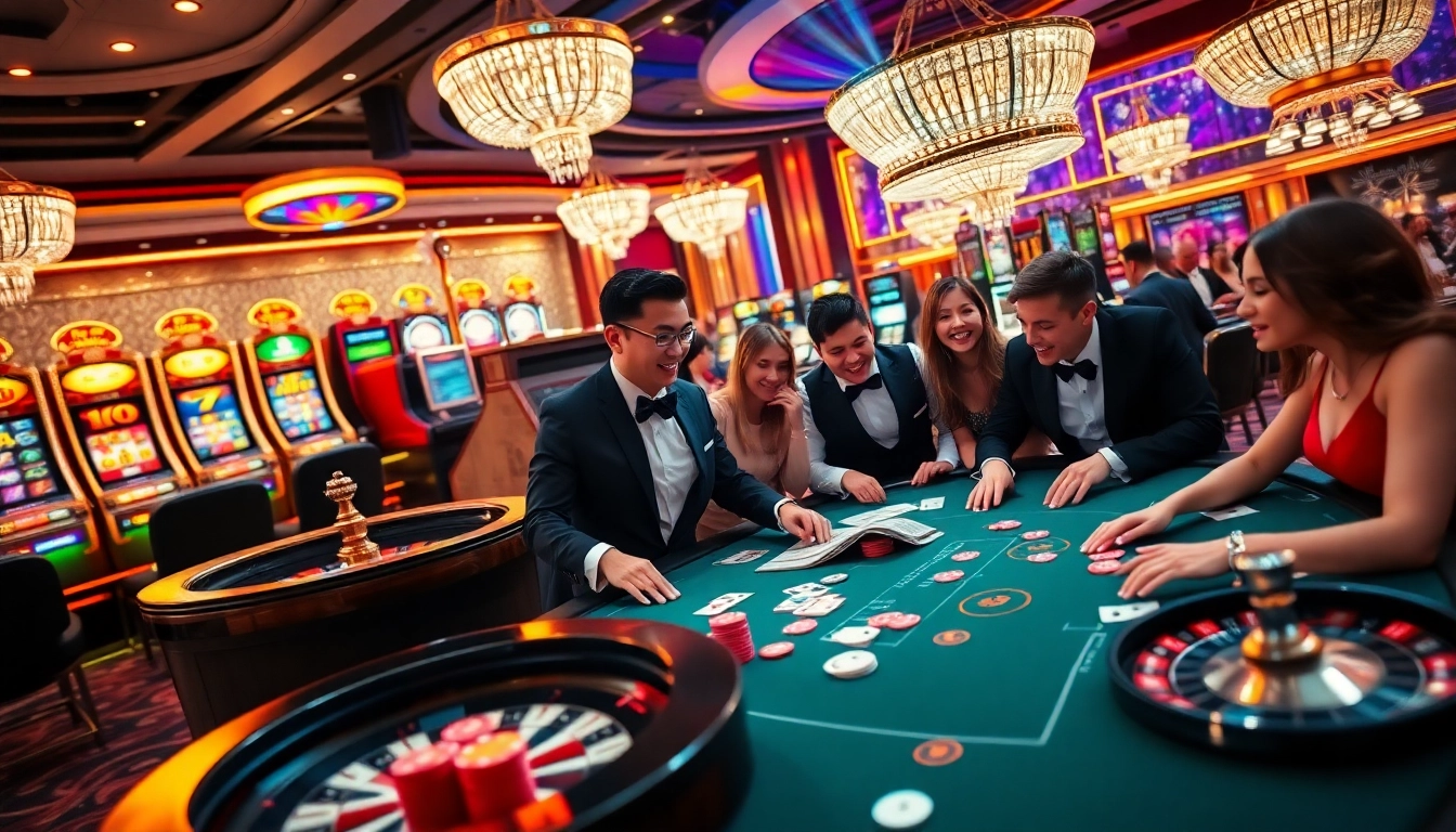 Experience the excitement at https://topclub.space/ with players winning big at a bustling casino table.