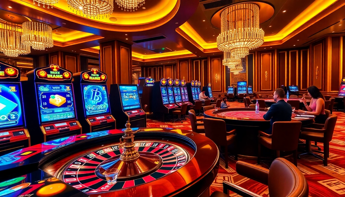 Jeu captivant dans les crypto-casinos avec des machines à sous dynamiques et une roulette Bitcoin.