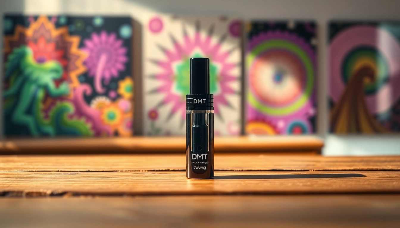 Discover premium DMT for sale showcased in an elegant setting with a warm and inviting atmosphere.