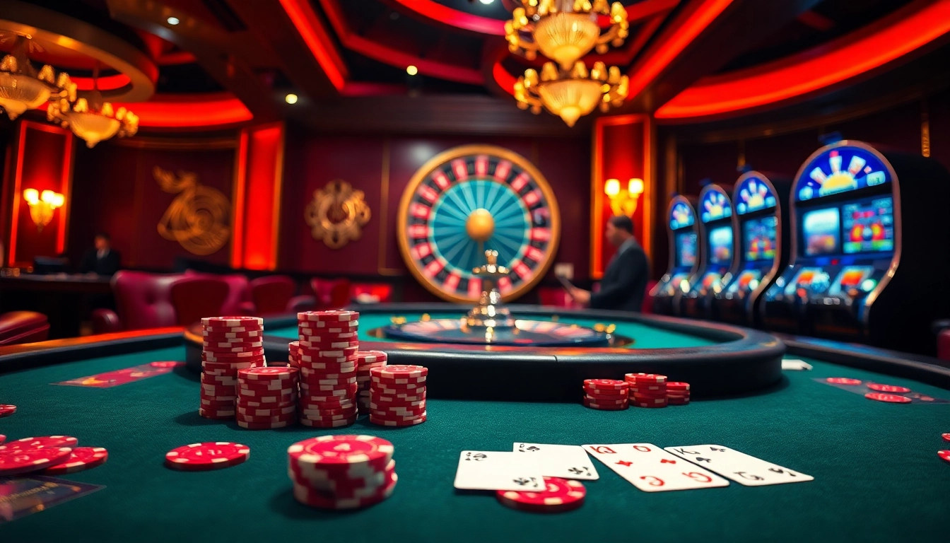 Engaging players at the Bk33 club poker table showcasing casino excitement.