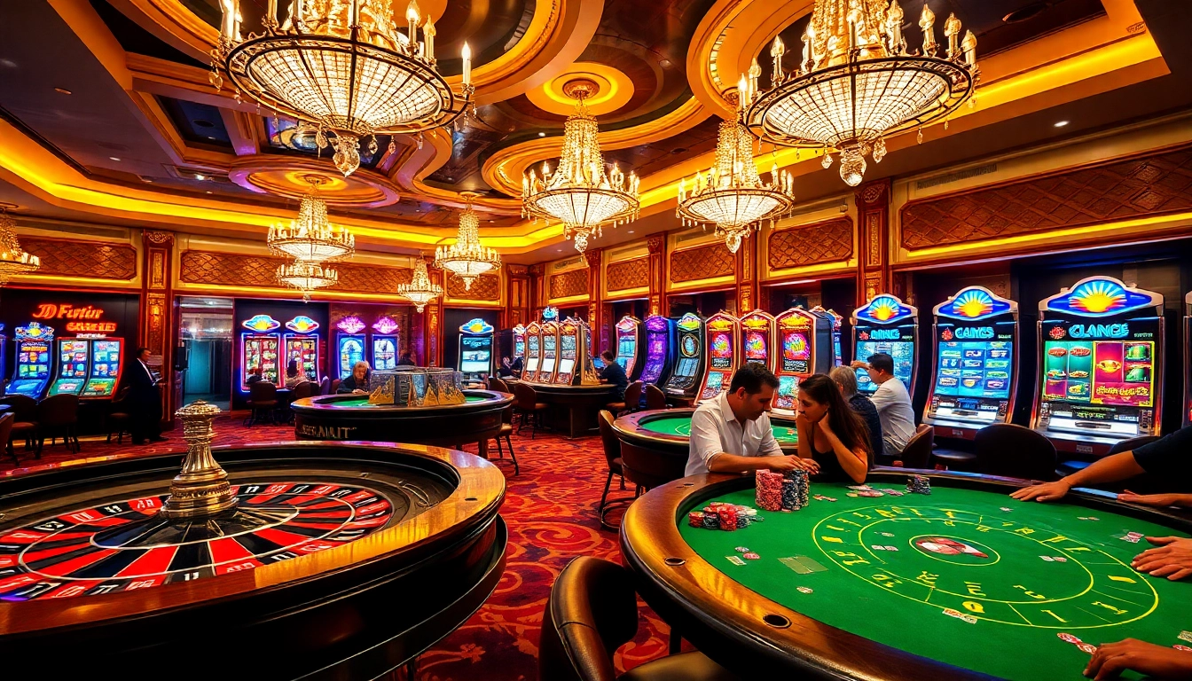 Découvrez le luxe du meilleur casino en ligne en France avec des tables de jeu animées et une ambiance excitante.