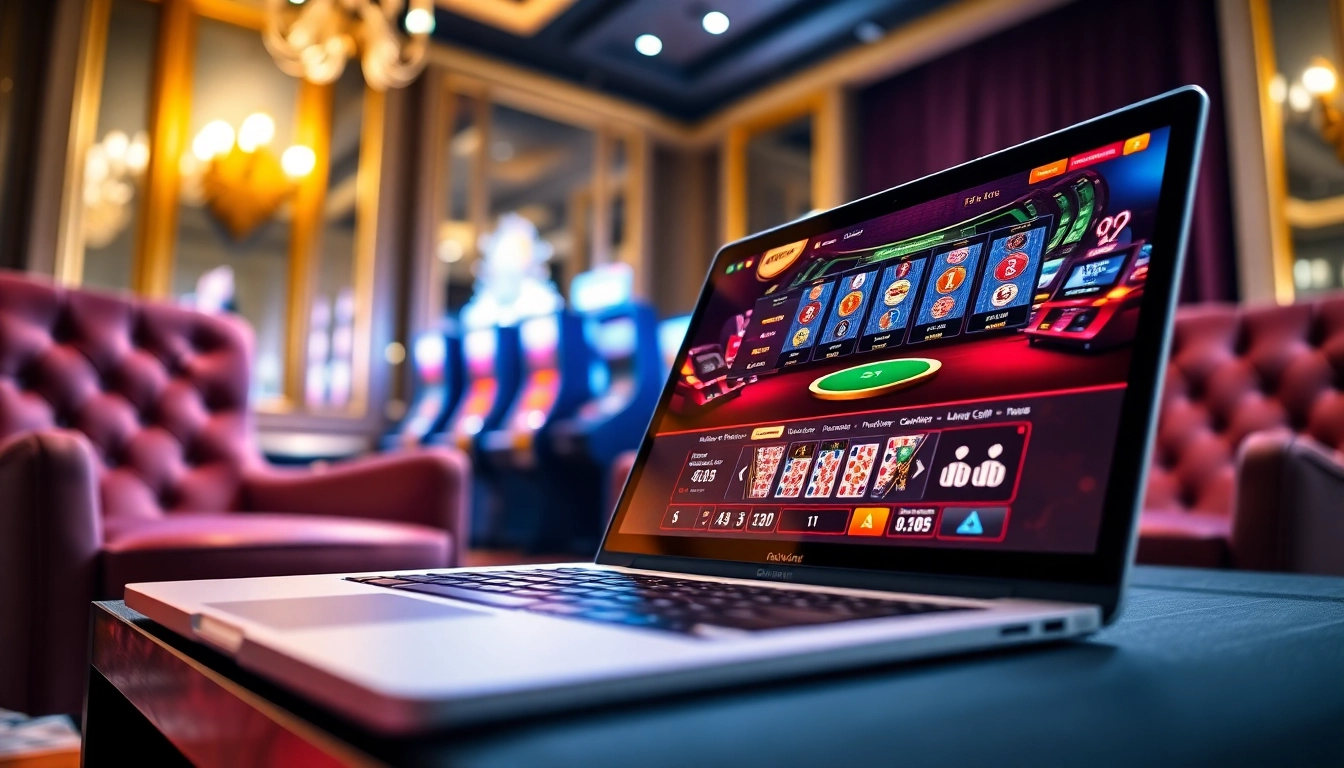 Découvrez une expérience immersive de casino en ligne France avec un setup de jeu sophistiqué. related image