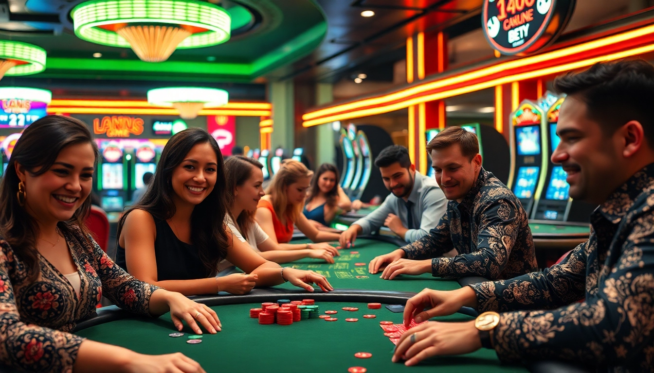 Profiter du casino en ligne avec des joueurs engagés et des lumières éclatantes related image