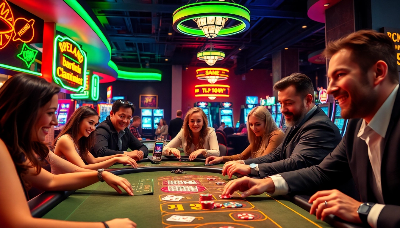 Profiter du casino en ligne avec des joueurs engagés et des lumières éclatantes