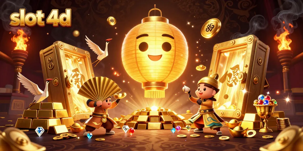 Experience thrilling slot 4d adventures with an energetic gaming scene showcasing excitement and vivid treasures.