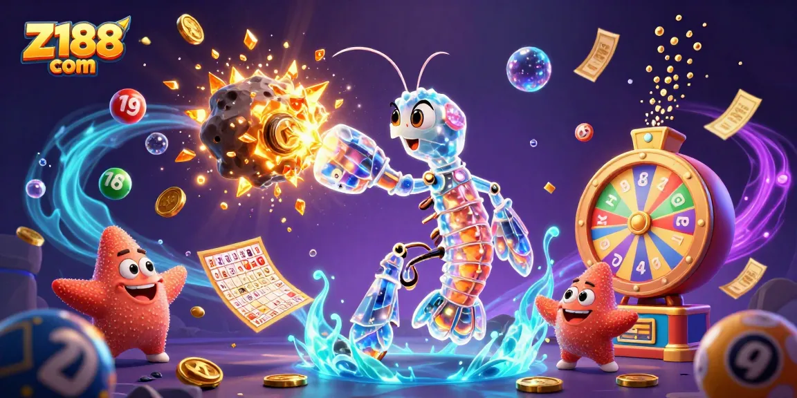 Z188 com reveals thrilling gaming action with vibrant prizes raining down in an epic casino adventure