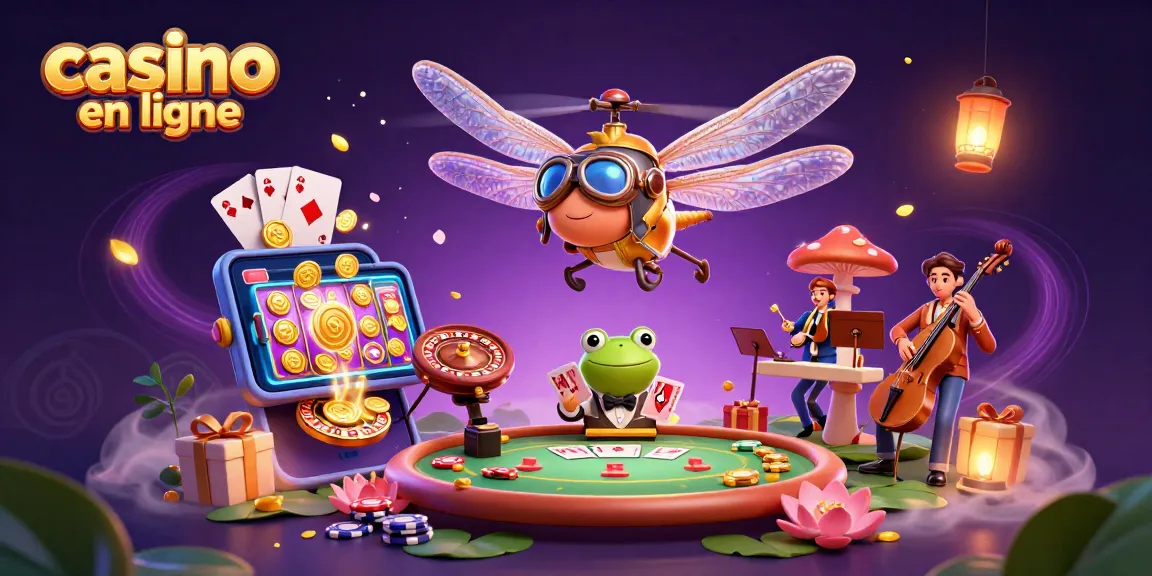 Profitez des jeux de casino en ligne avec une ambiance festive et immersive.