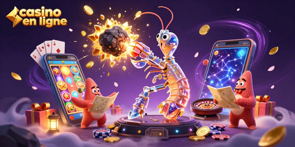 Jouez au casino en ligne avec le manteau de lumière des jackpots et des jeux éclatants.