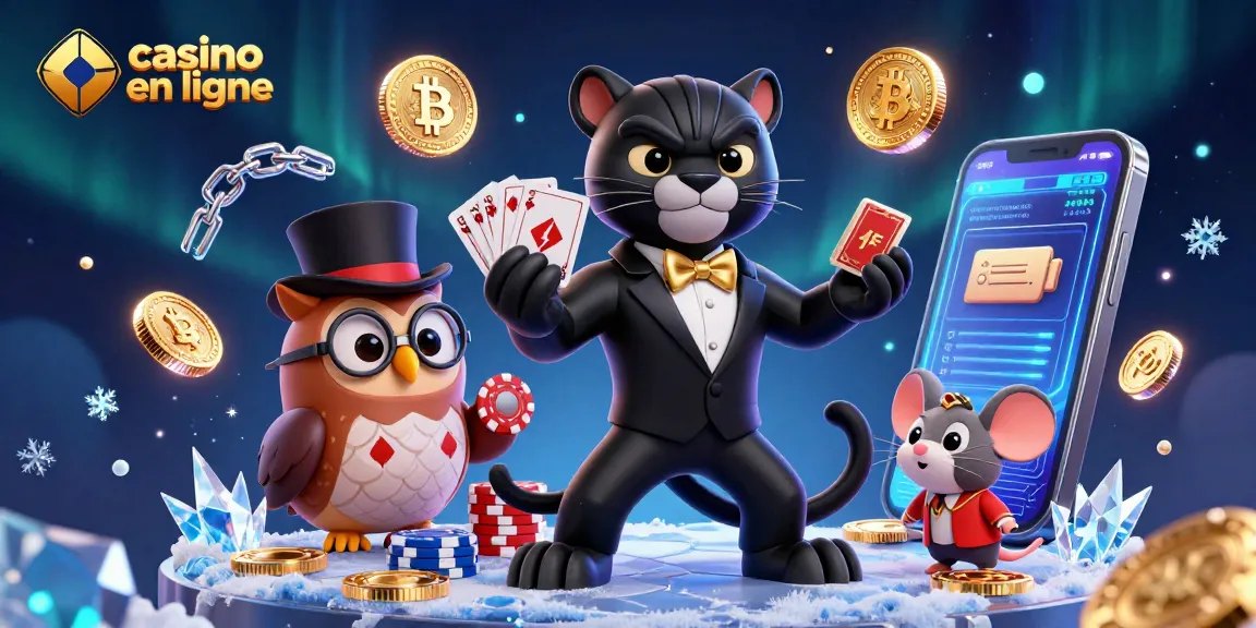 Le casino en ligne offre une expérience captivante avec des personnages vibrants jouant aux cartes.