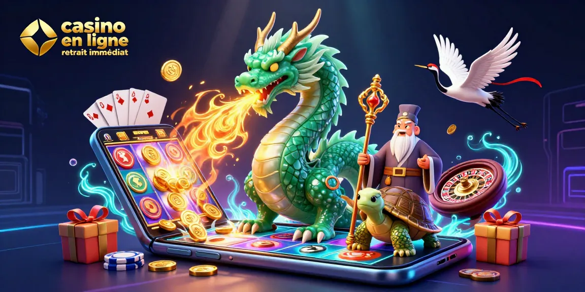 Jouez sur un casino en ligne avec retrait immédiat et nos dragons chanceux ainsi que des jeux captivants.