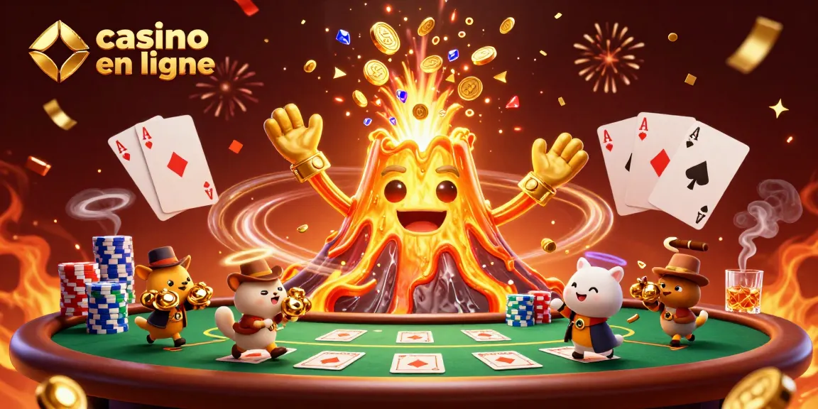 Gagnez de l'argent avec vos jeux de casino en ligne sur une plateforme immersive et animée.