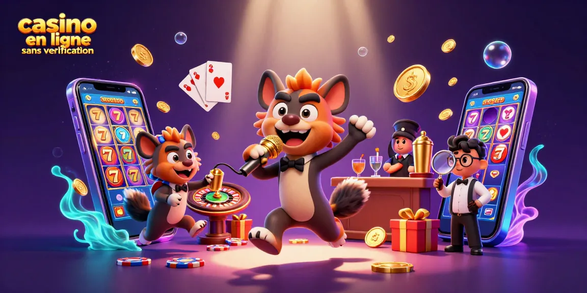 Éclairez votre expérience au casino en ligne sans vérification avec des hyènes comiques et des jeux captivants.