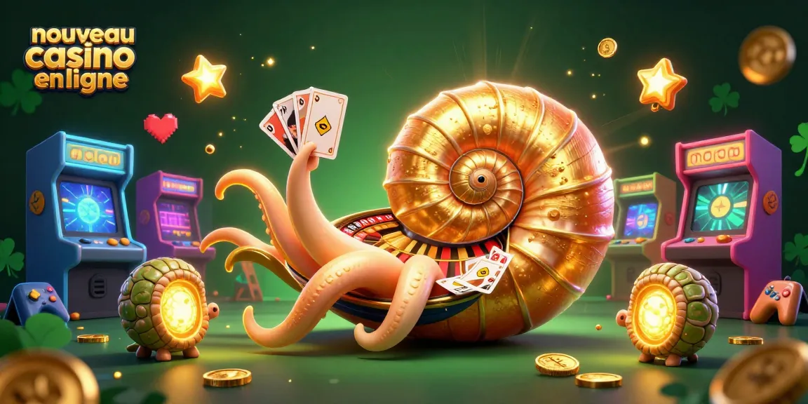Jouez à nouveau casino en ligne avec un nautilus géant et des machines de jeu éclatantes.