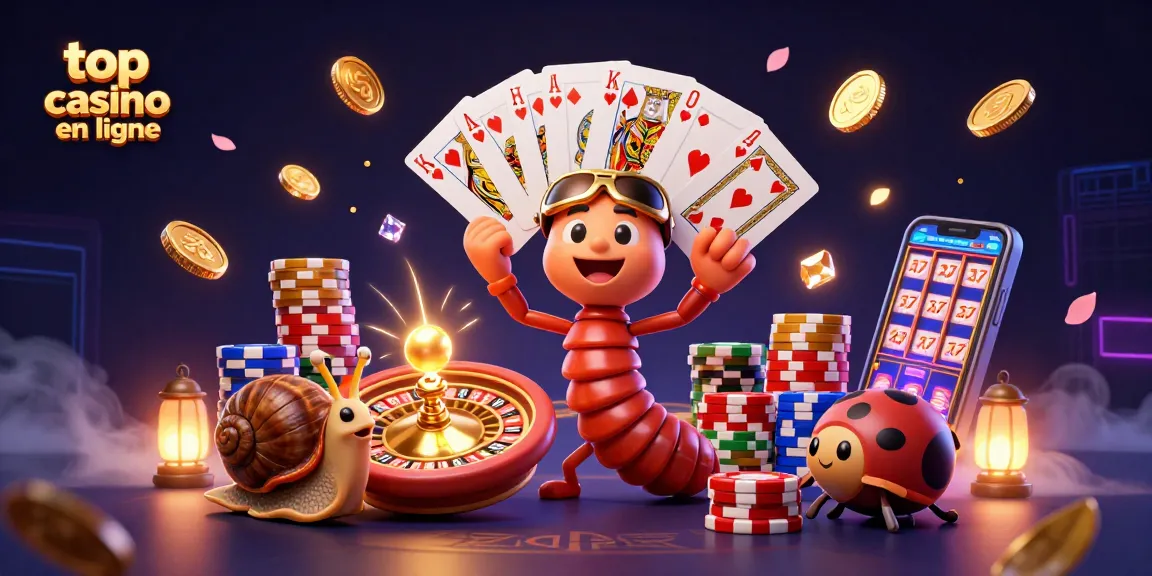 Découvrez le top casino en ligne avec un distributeur de mille-pattes et un escargot joueur !
